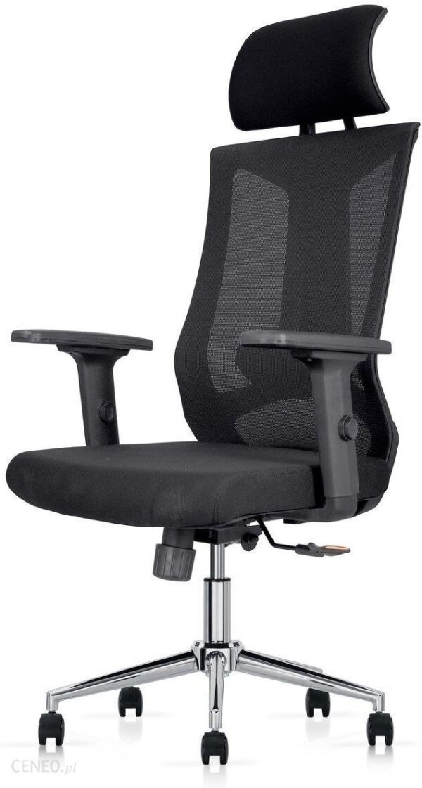 Angel Fotel Ergonomiczny Biurowy Obrotowy Milano Czarny