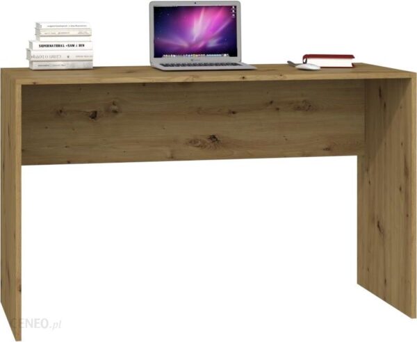 Biurko Topeshop Funkcjonalne Biurko Plus Na Laptop Dąb Artisan