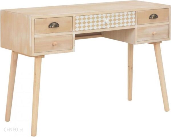 Biurko z 5 szufladami 114x40x75 5 cm lita sosna kod V 247385