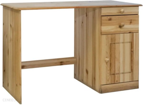 Biurko Z Szufladami 110X50X74 Cm Lite Drewno Sosnowe
