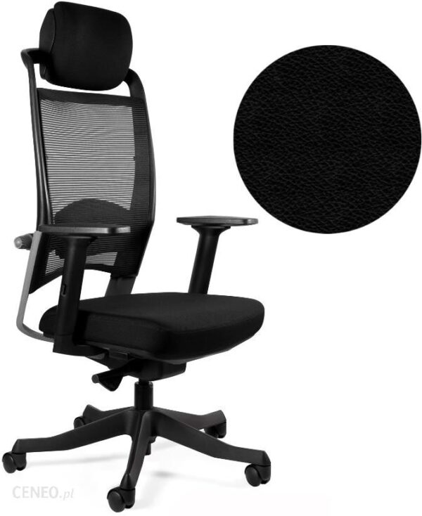 Fotel Ergonomiczny Fulkrum Hl Skóra Hl4-Czarny