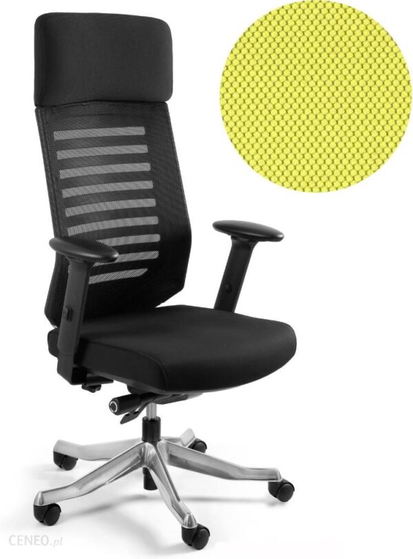 Fotel Ergonomiczny Velo 18 Kolorów Bl410 Mustard