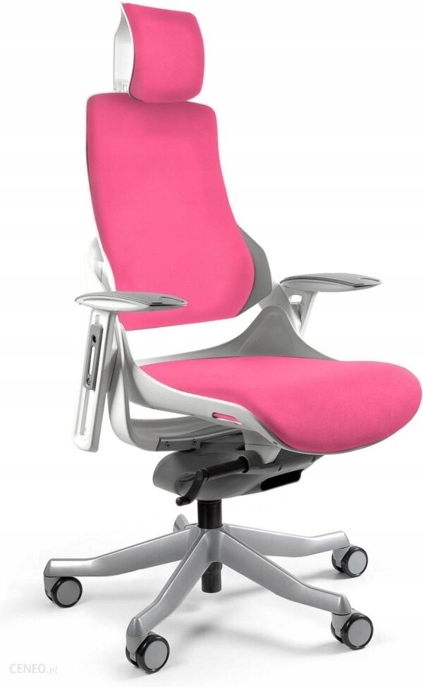 Fotel Wau biały BL401 Magenta Human support biuro