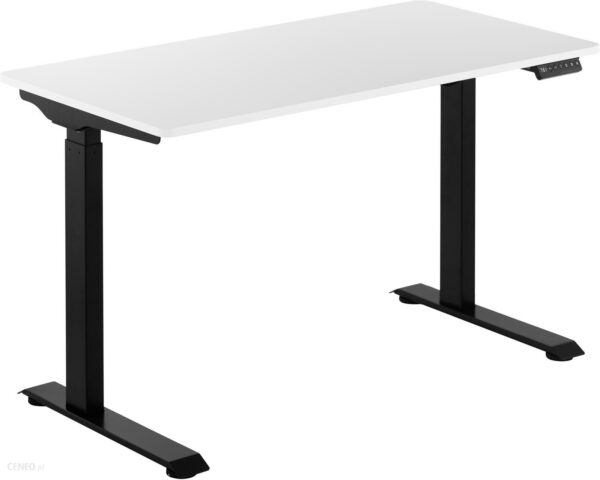 Fromm & Starck Biurko Z Regulacją Wysokości 90 W 730-1233 Mm Białe/Czarne Star Atfe 16