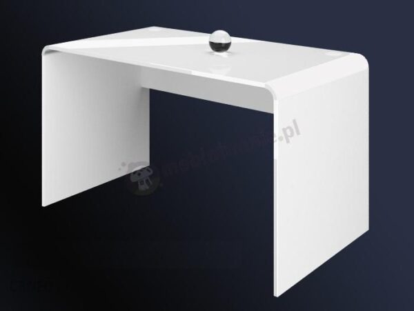 Hubertus Biurko Komputerowe Białe Murano 100 White&White