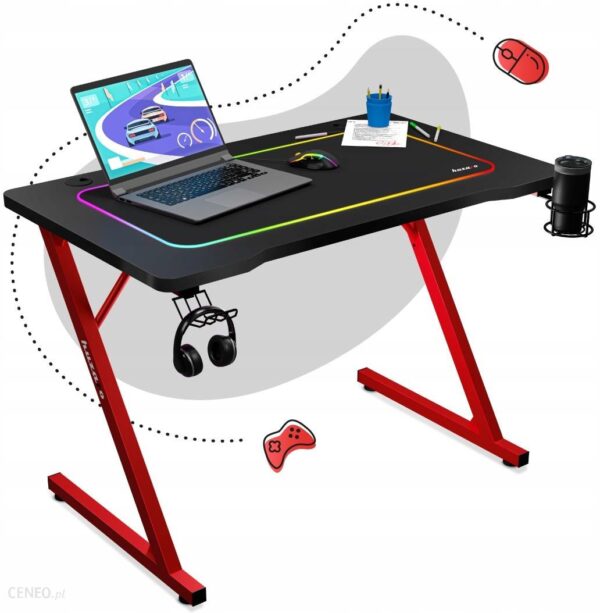 Huzaro Biurko Gamingowe Hero 1.8 Red