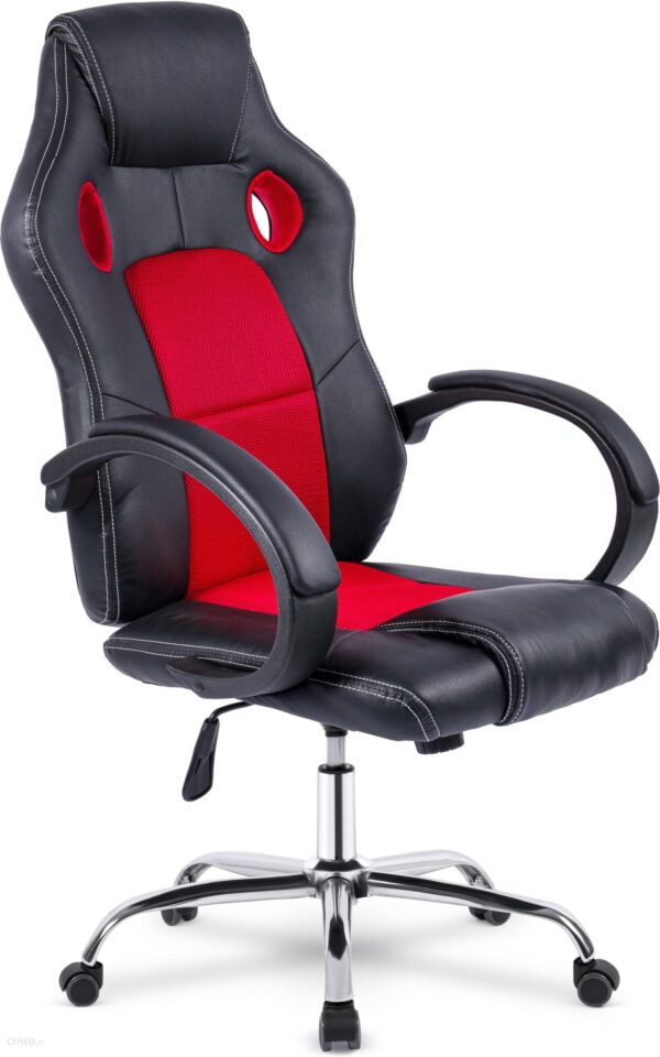 Meblowelove Fotel Biurowy Gamingowy Kubełkowy Pro Racer Ds Czarno/Czerwony