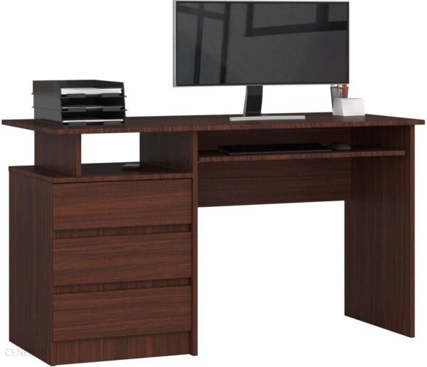 Nowoczesne Biurko Wenge Flarin 2X