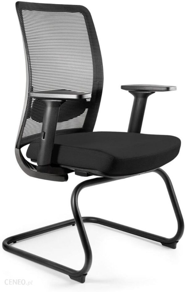 Unique Fotel Biurowy Anggun Skid Skóra Naturalna (1191-B-Hl)