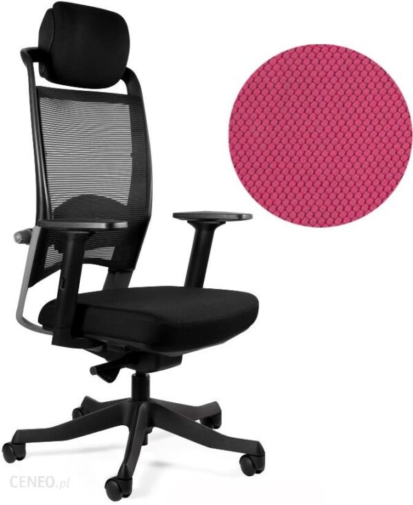 Unique Fotel Ergonomiczny Fulkrum 17 Kolorów (Sm01 Czarna Bl401 Magenta)