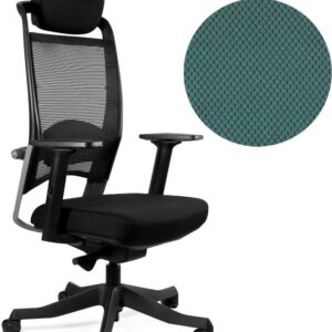 Unique Fotel Ergonomiczny Fulkrum 17 Kolorów (Sm01 Czarna Bl413 Tealblue)