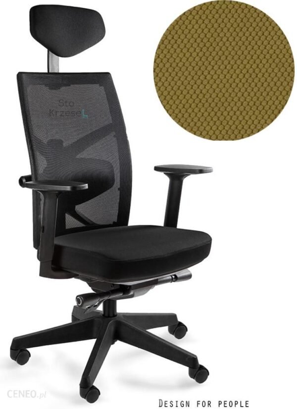 Unique Fotel Ergonomiczny Tune (Bl408 Khaki)