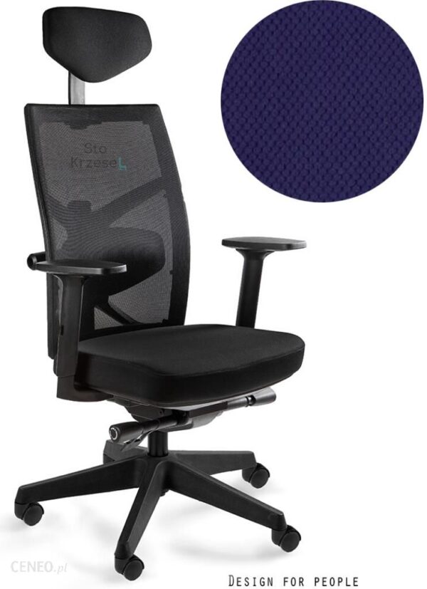 Unique Fotel Ergonomiczny Tune (Bl412 Navyblue)