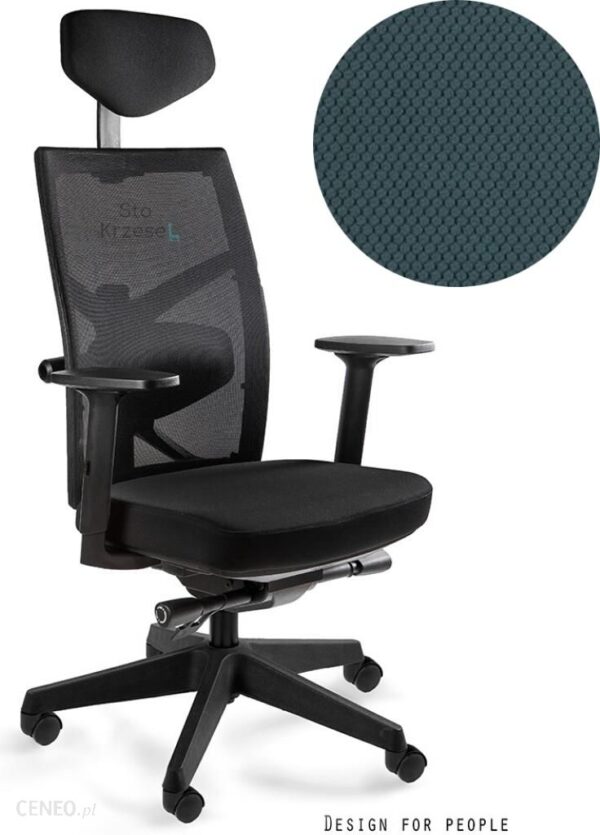 Unique Fotel Ergonomiczny Tune (Bl414 Steelblue)