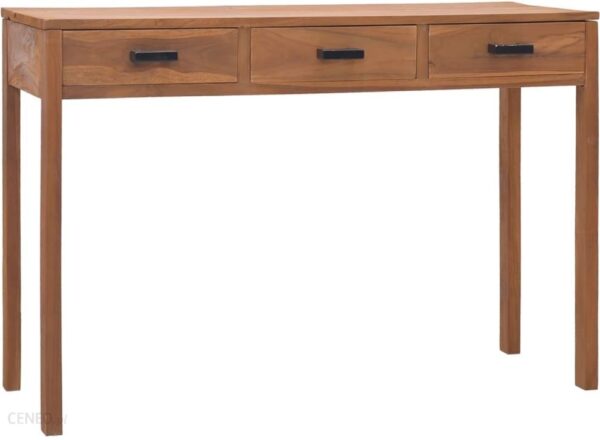 Vidaxl Biurko 110X40X75 Cm Lite Drewno Tekowe