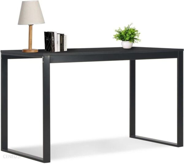 Vidaxl Biurko Komputerowe Czarne 120X60X73Cm