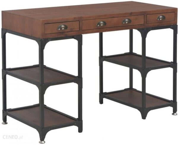 Vidaxl Biurko Z 3 Szufladami 110x50x78cm Lite Drewno Jodłowe (V247615)