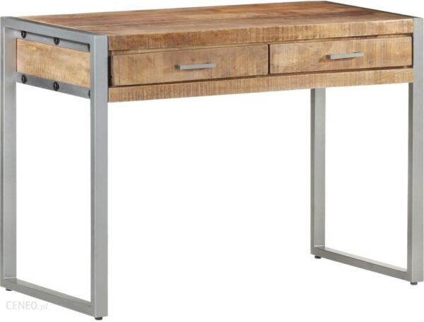 Vidaxl Lumarko Biurko 108X50X75 Cm Surowe Drewno Mango