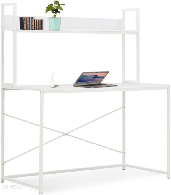Vidaxl Lumarko Biurko Komputerowe Białe 120x60 138cm