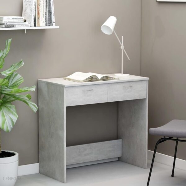 Vidaxl Lumarko Biurko Szarość Betonu 80X40X75 Cm Płyta Wiórowa