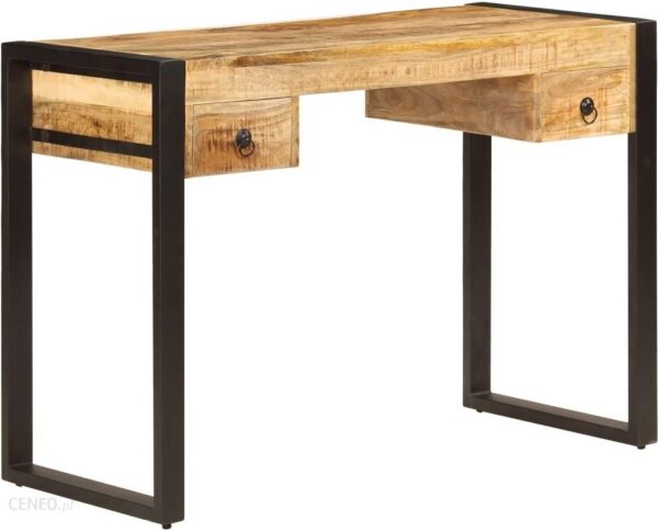 Vidaxl Lumarko Biurko Z 2 Szufladami 110X50X77 Cm Lite Drewno Mango