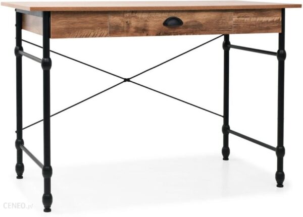 Vidaxl Lumarko Biurko Z Szufladą 110x55 75 Cm Kolor Dębowy